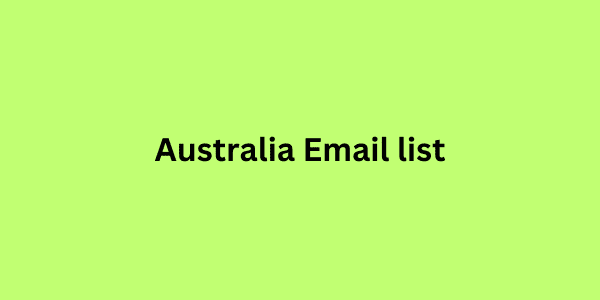 australia email list