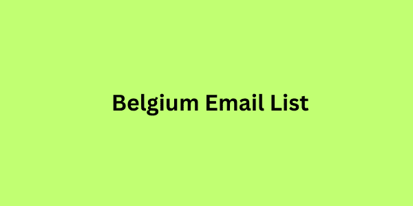 belgium email list