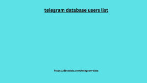 telegram database users list